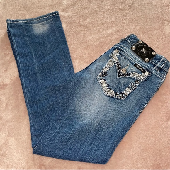 Miss Me jeans boot signature size W27/L31 1/2 - Picture 12 of 16